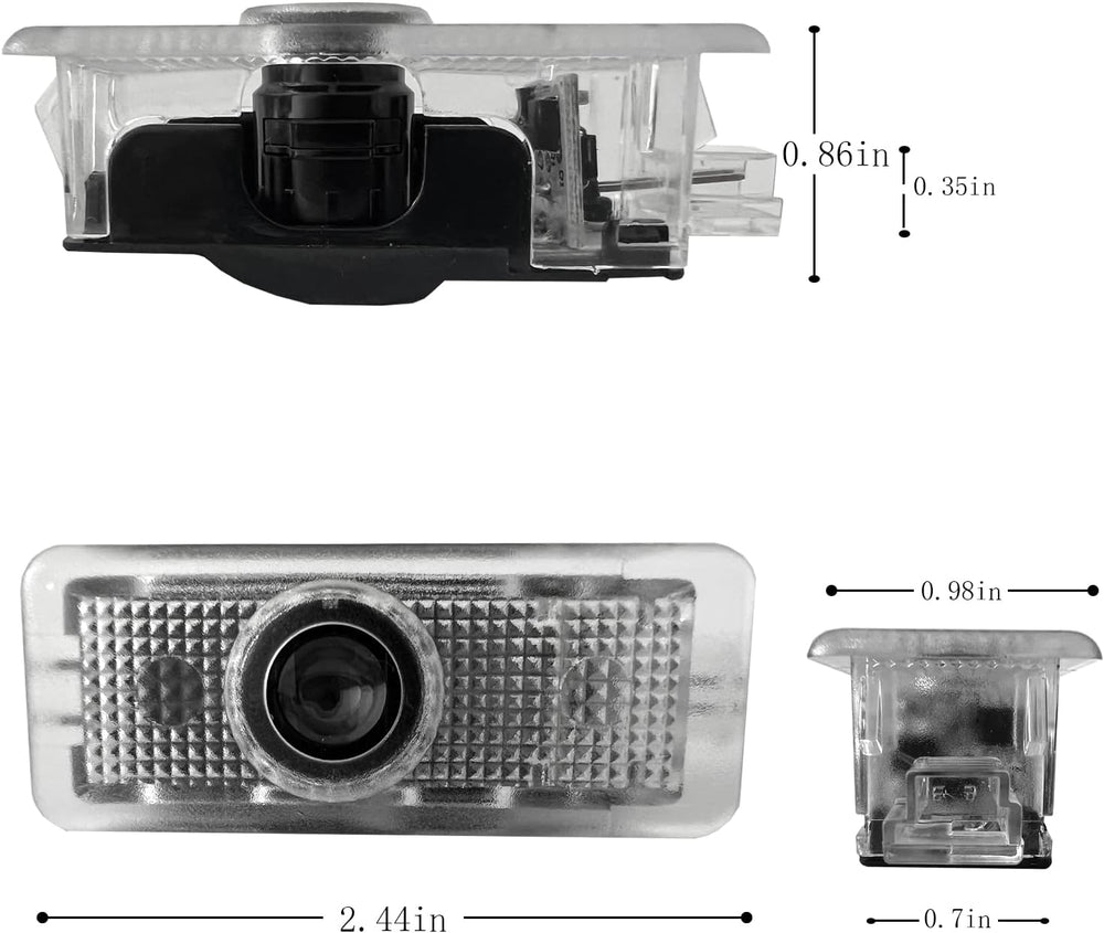 2 Pcs Non-Fading MB Door Light Logo, Projector Welcome Lamp Door Light Puddle...