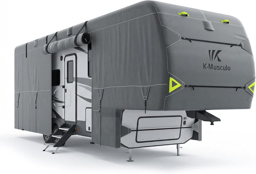 K-Musculo 5th Wheel RV Cover 20-23FT, 7 Layer Top Heavy Duty 5th Wheel Camper...