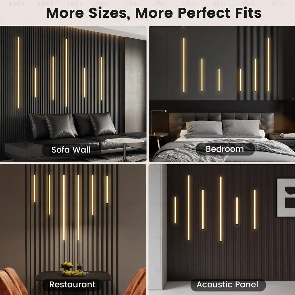 LED Recessed Lighting Kit for Wall Panels 6pcs Slat Wall Lights