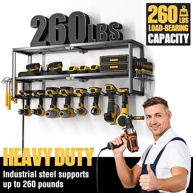 YYR Heavy Duty Power Tool Organizer