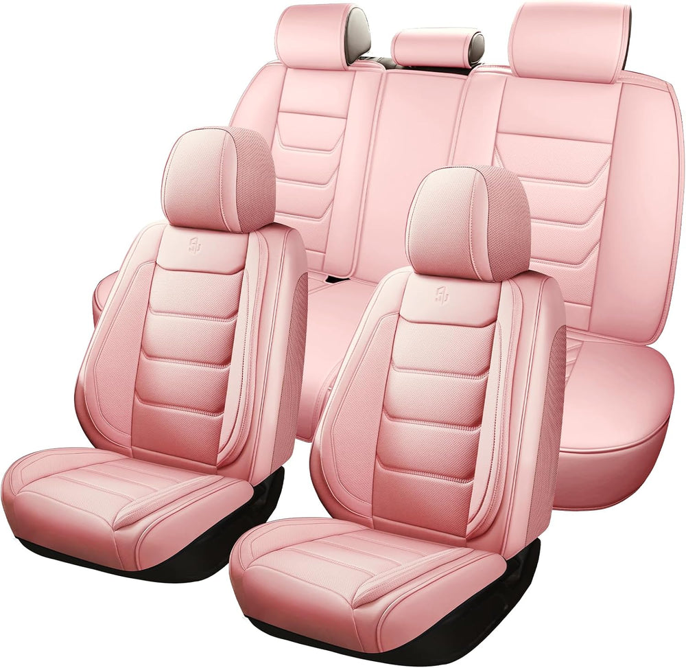 Full Coverage Faux Leather Car Seat Covers Full Set,Automotive Seat Covers fo...