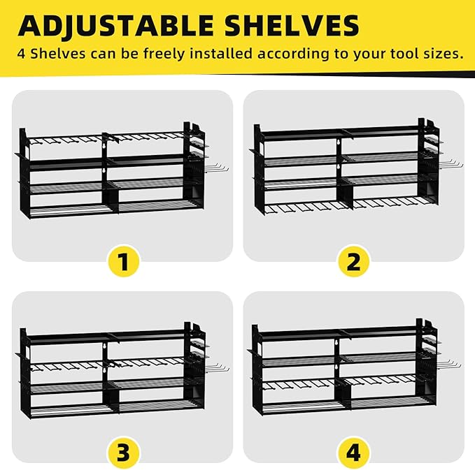 Power Tool Organizer Wall Mount