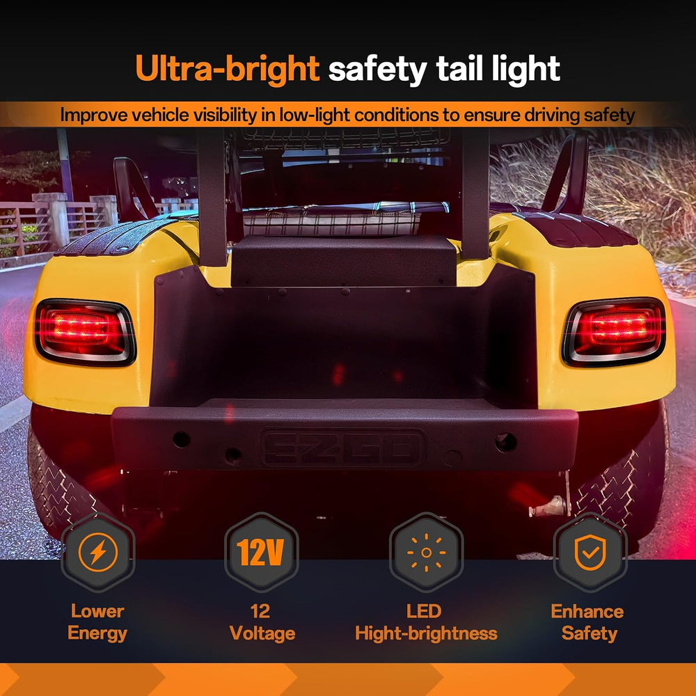 EZGO Light Bar Kit, Golf Cart LED Light Kit for EZGO TXT 1996-2013 Gas&El...
