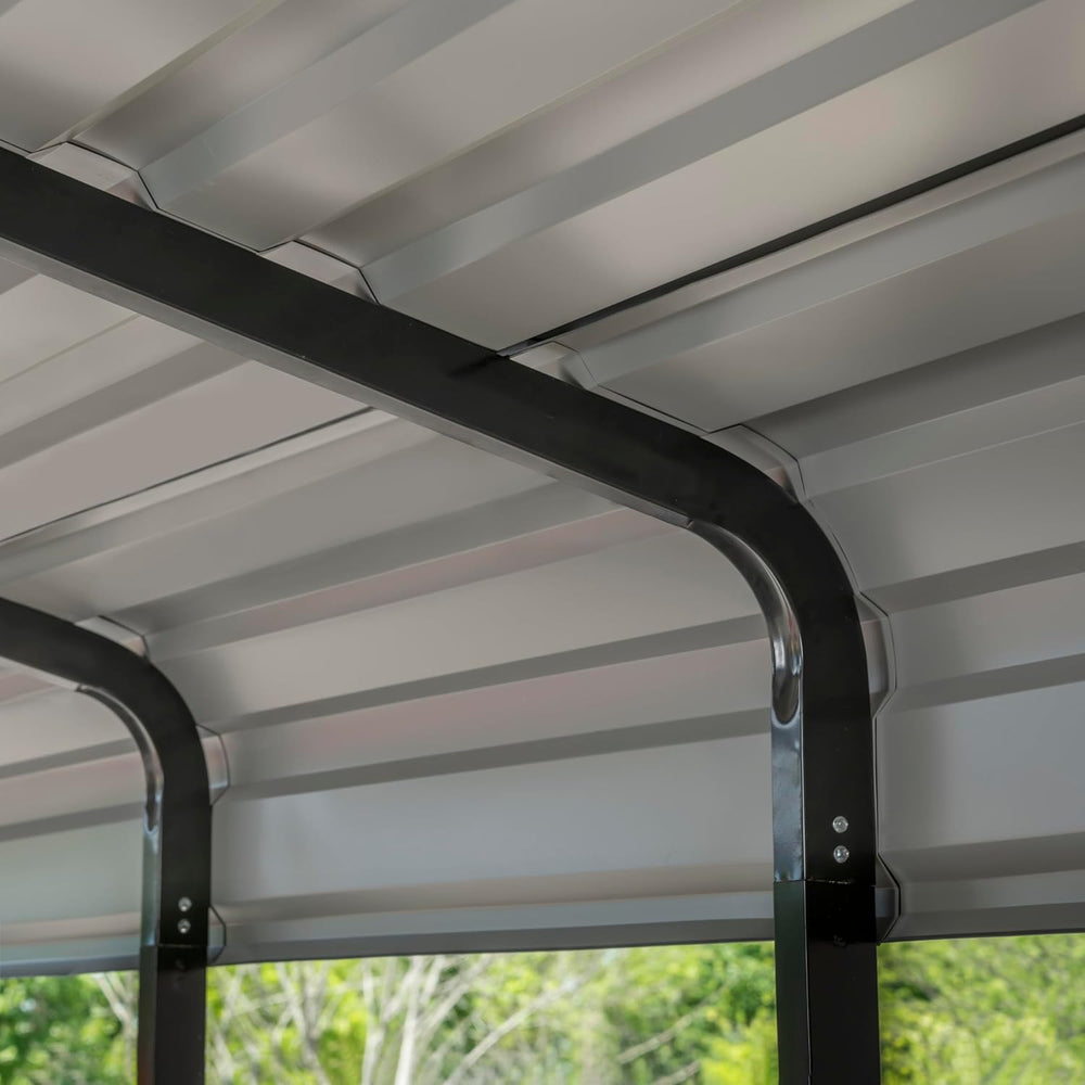 Arrow CPHC102407 Heavy Duty Galvanized Steel Metal Multi-Use Shelter, Shade, ...