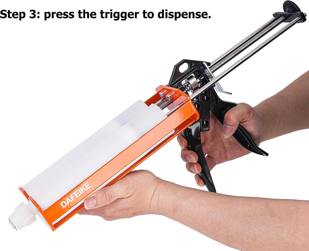 20oz 22oz Epoxy Gun Dual Cartridge Gun Epoxy Anchoring Adhesive Applicator fo...