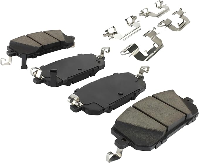 Premium Ceramic Front Brake Pads Compatible