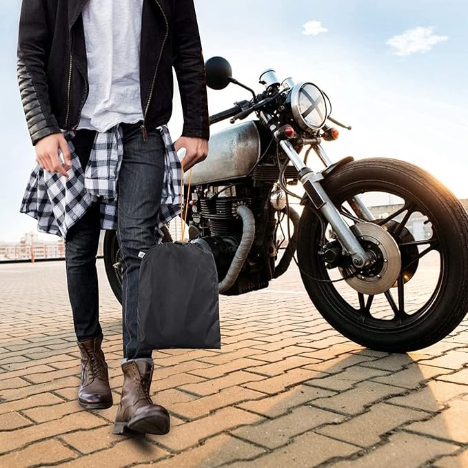300D Motorbike Cover Waterproof Outdoor, Seceles Durable All Season Protection