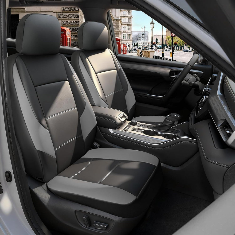 GIANT PANDA 2PCS Front Seat Covers for Hyundai Sonata Elantra Tucson Santa Fe...