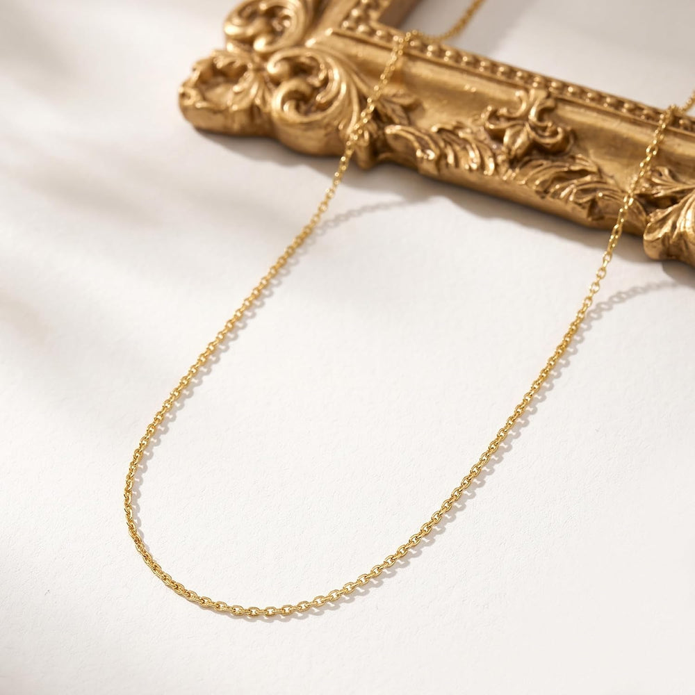 Gold Necklaces for Women 14K Gold Chain for Women Gold Cable Chain