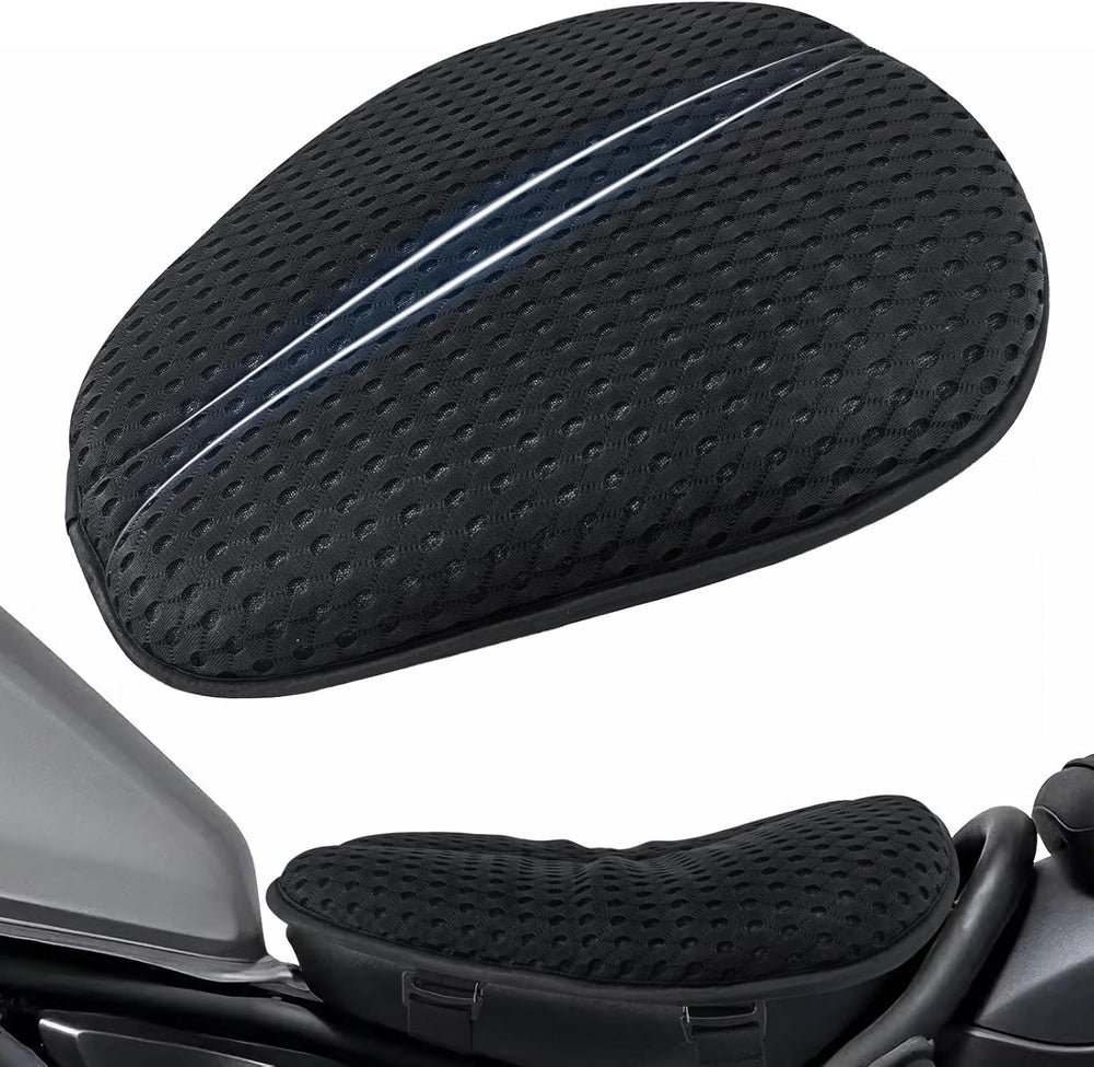 AEROiVi Airflow Pro Motorcycle Seat Pad โ Ultra-Breathable 3D Mesh & Quic...