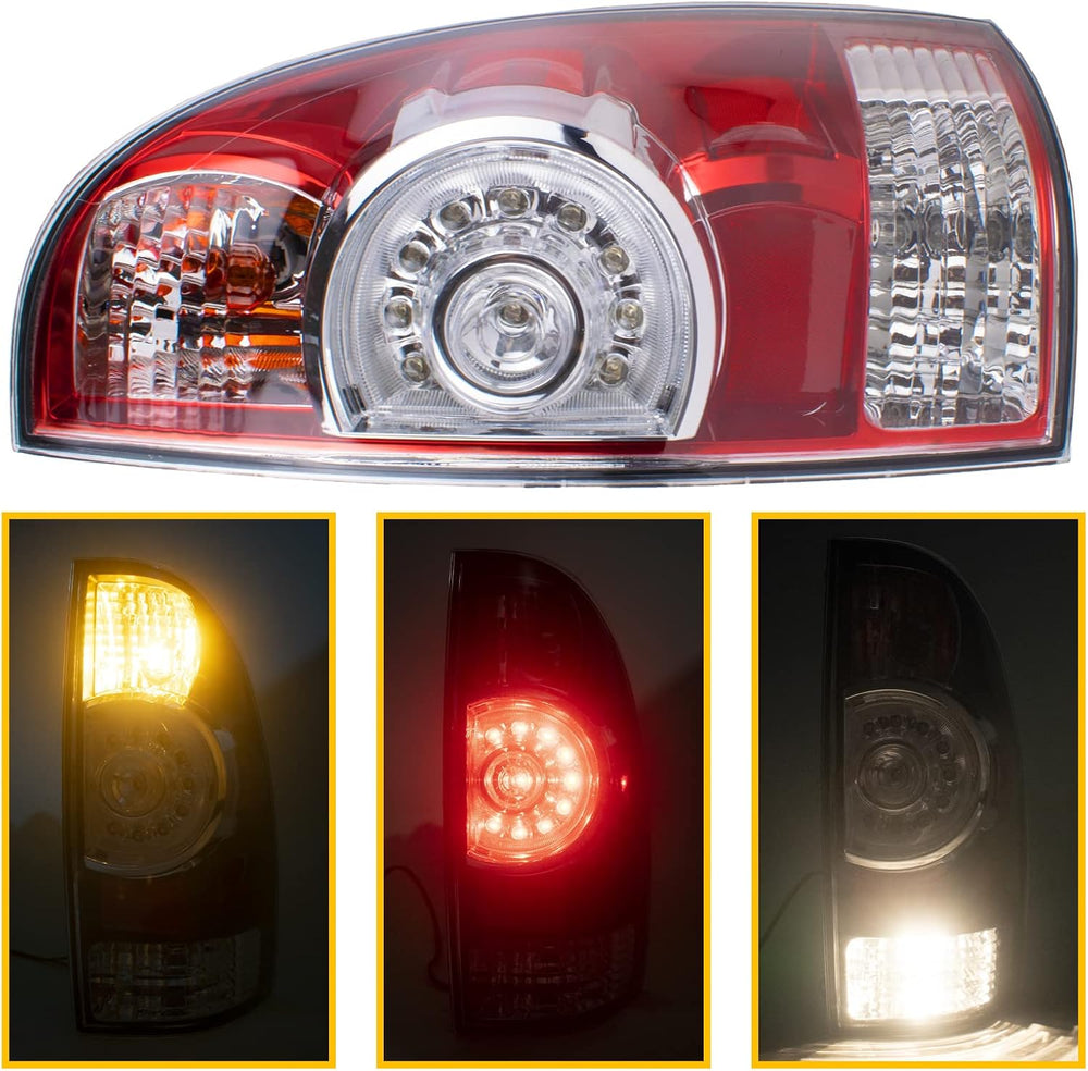 Boine Tail Light Left Driver Side Tail Light Compatible With 2005-2015 Toyota...