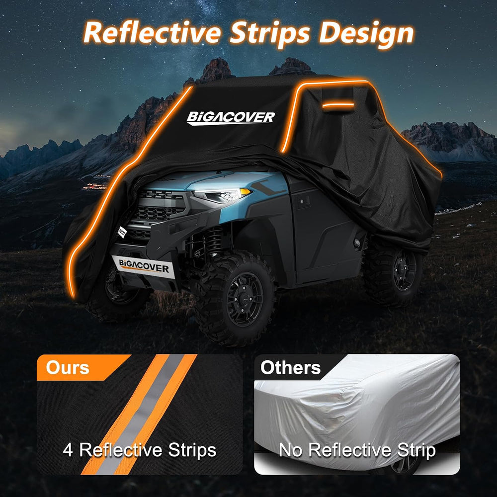 UTV Cover 2 Seater for Polaris Ranger/Can-Am Traxter/General XP 1000 | 210D O...
