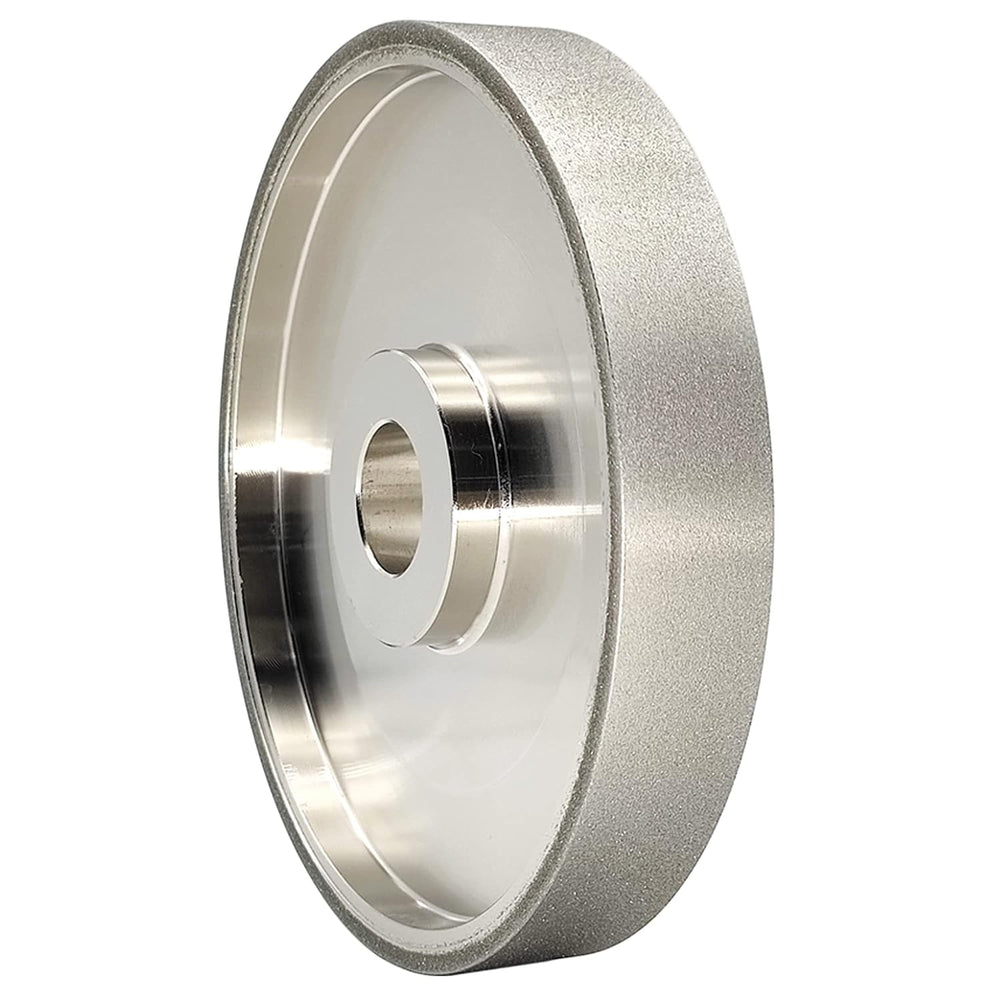 CBN Grinding Wheel 6 Inch 320 Grit, 1" Arbor, for Bench Grinders