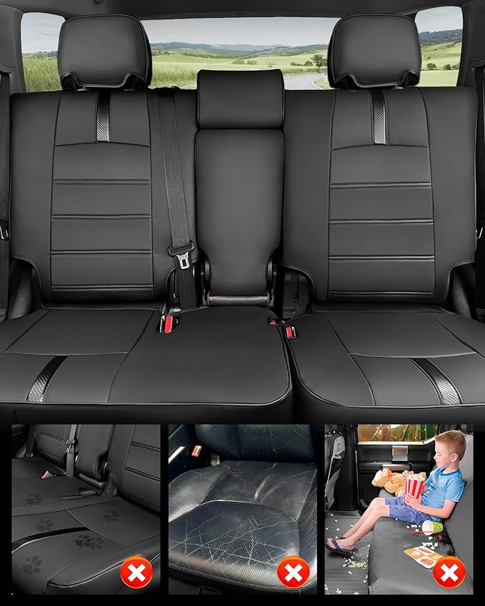 Seat Covers for Toyota 4Runner 2011-2024, Full Set Full Coverage Waterproof
