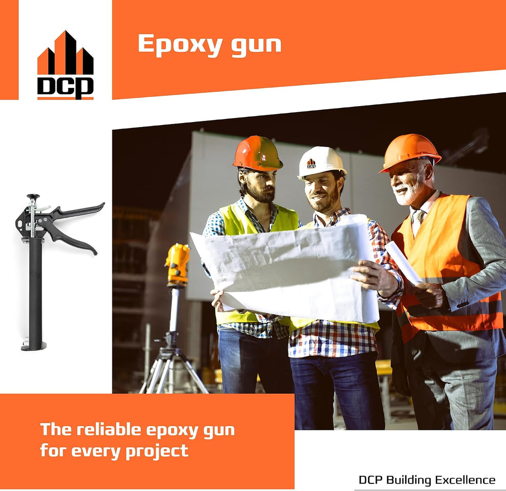DCP Professional Epoxy Gun Dual Cartridge for 20.2 and 22 fl.oz. | 600 ml and...