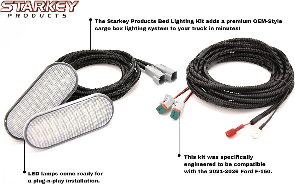LED Truck Bed Light Kit -Compatible with Ford F-150 2021โ2026