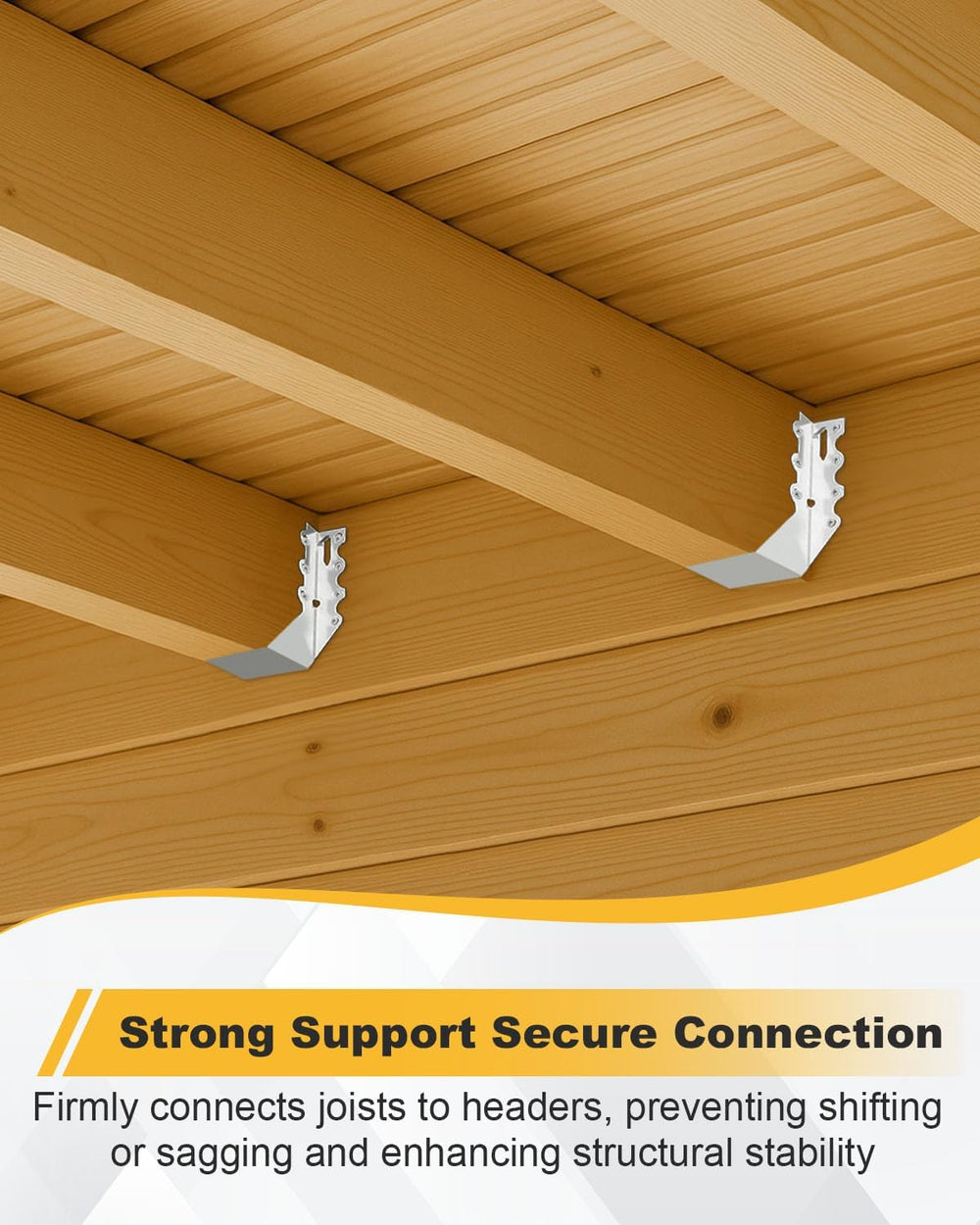 25 Pcs 2x6 Joist Hangers for Wood, 20 Gauge Galvanized Face Mount Joist Hange...