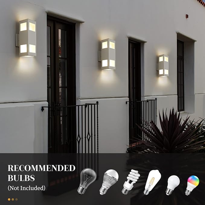 harriet Porch Lights Outdoor Modern (2 Pack)