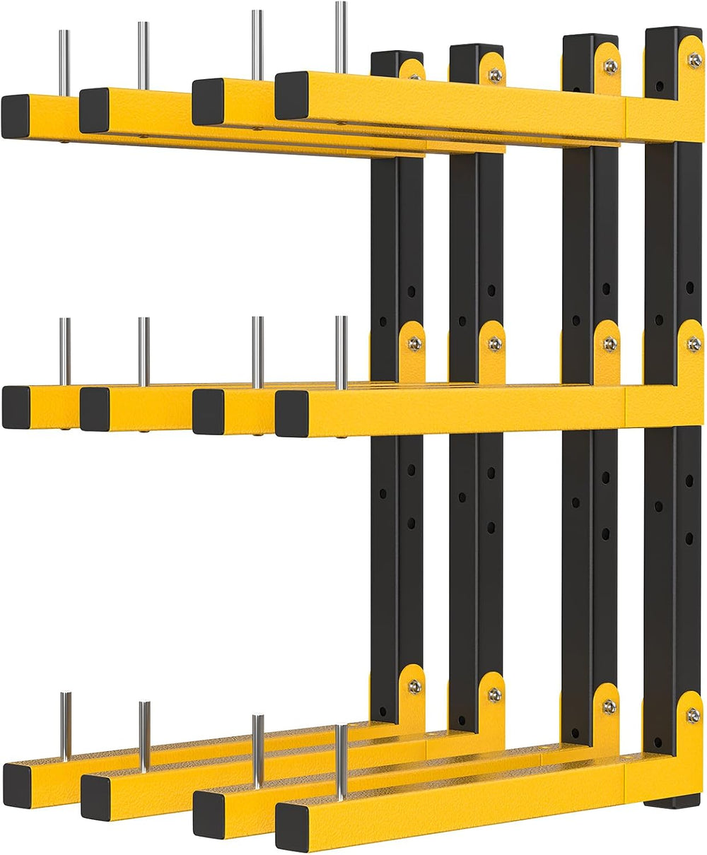 Lumber Rack Wall Mount Storage Racks Folding Wood Organizer Heavy Duty Shelf ...