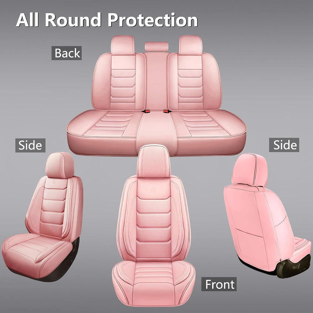 Full Coverage Faux Leather Car Seat Covers Full Set,Automotive Seat Covers fo...