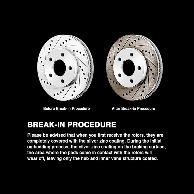 Power Sport Fit 2006-2009 Hyundai, Amanti PowerSport Full Kit Brake Rotors