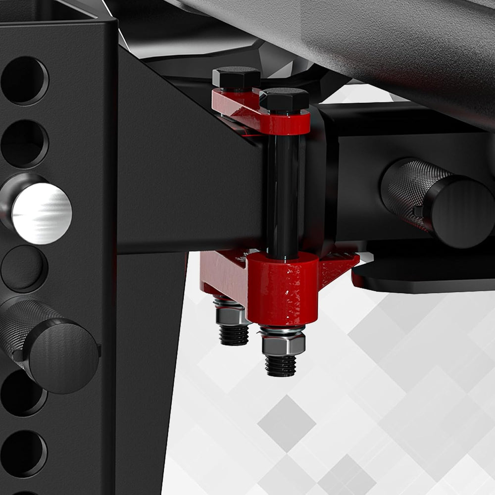 TYT Adjustable 4-in-1 Tri-Ball Hitch Ball Mount for 2-Inch Receiver