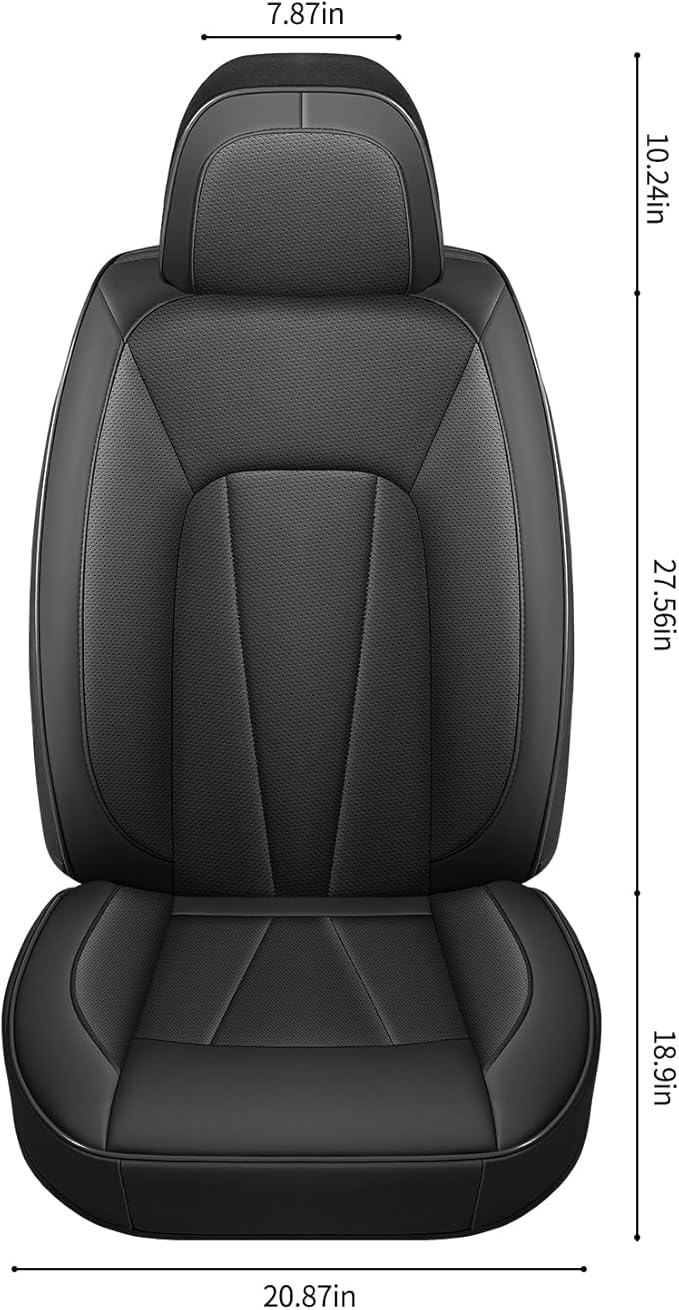 Front Car Seat Covers, Waterproof Leather Car Seat Covers, Comfortable