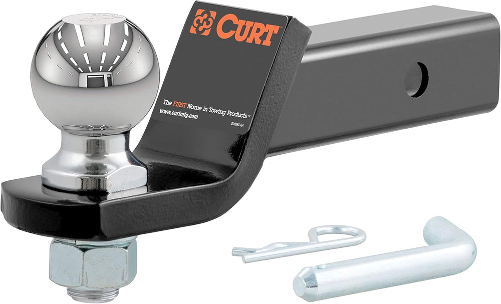 CURT Manufacturing 45041 Class III 2" Loaded Ball Mount with 2-5/16"...