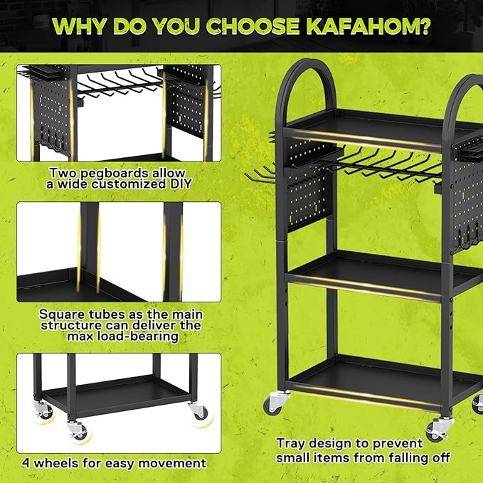KAFAHOM Power Tool Organizer Cart