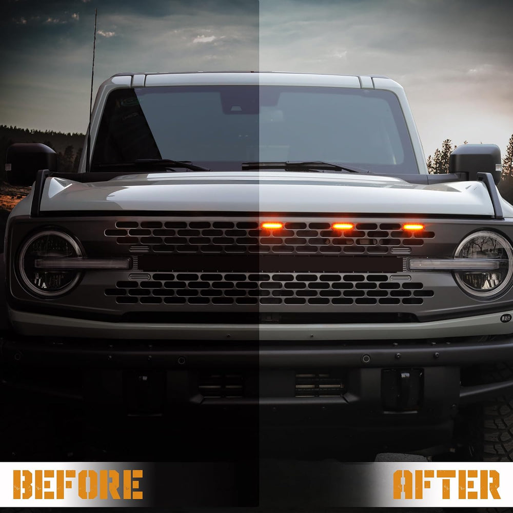 Seven Sparta 5 Pcs LED Front Grill Lights for Ford Bronco 2/4 Door