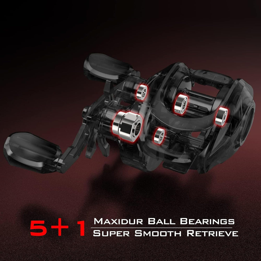 KastKing Brutus Baitcasting Fishing Reels, 7.2:1 Gear Ratio