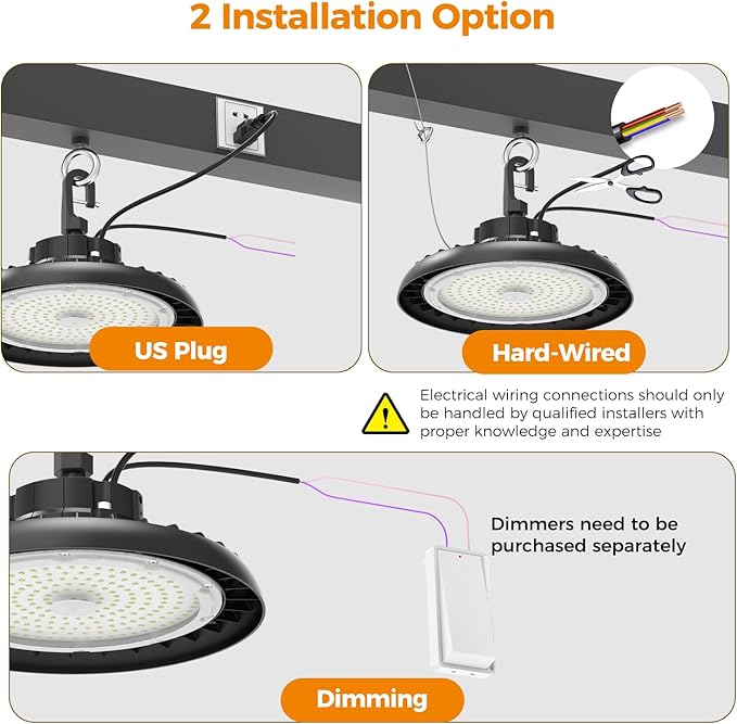 High Bay Lights LED UFO Light 240W LED Shop Lights 6000K IP65 Commercial Bay
