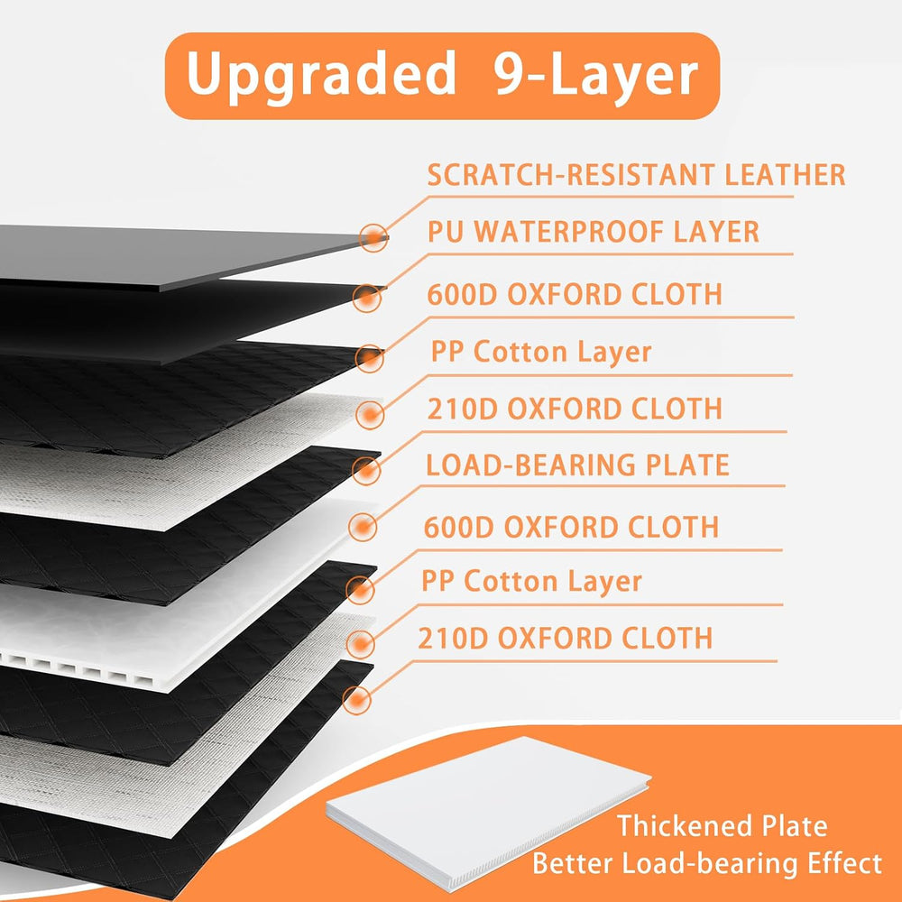 Dog Car Seat Cover Back Seats Protector, Backseat Extender Hard Bottom Rear S...