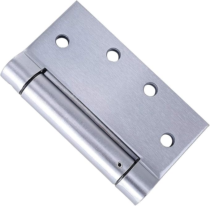2 Pack - 4.5"x4.5" Stainless Steel Self Closing Reversible Door Hin...