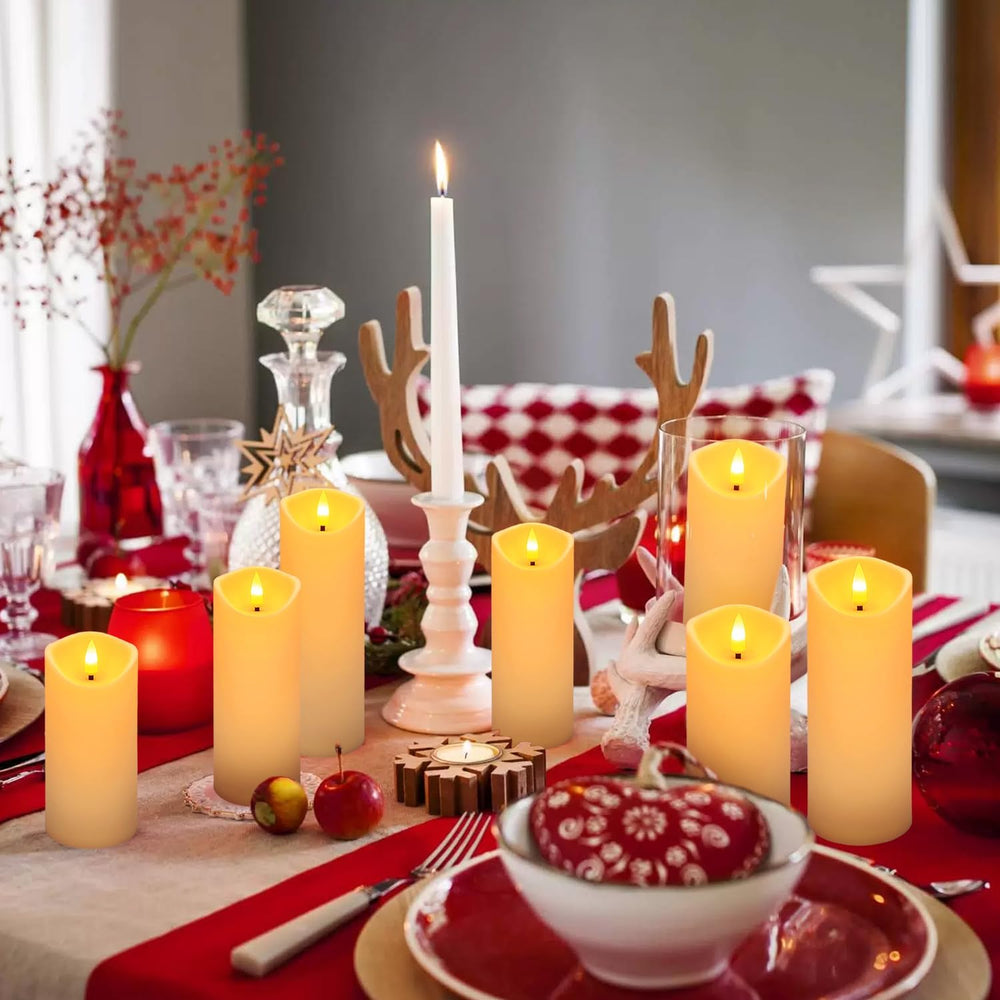 YOROXRG 24 Pack Christmas Decoration Flickering Flameless Candles, Battery Op...