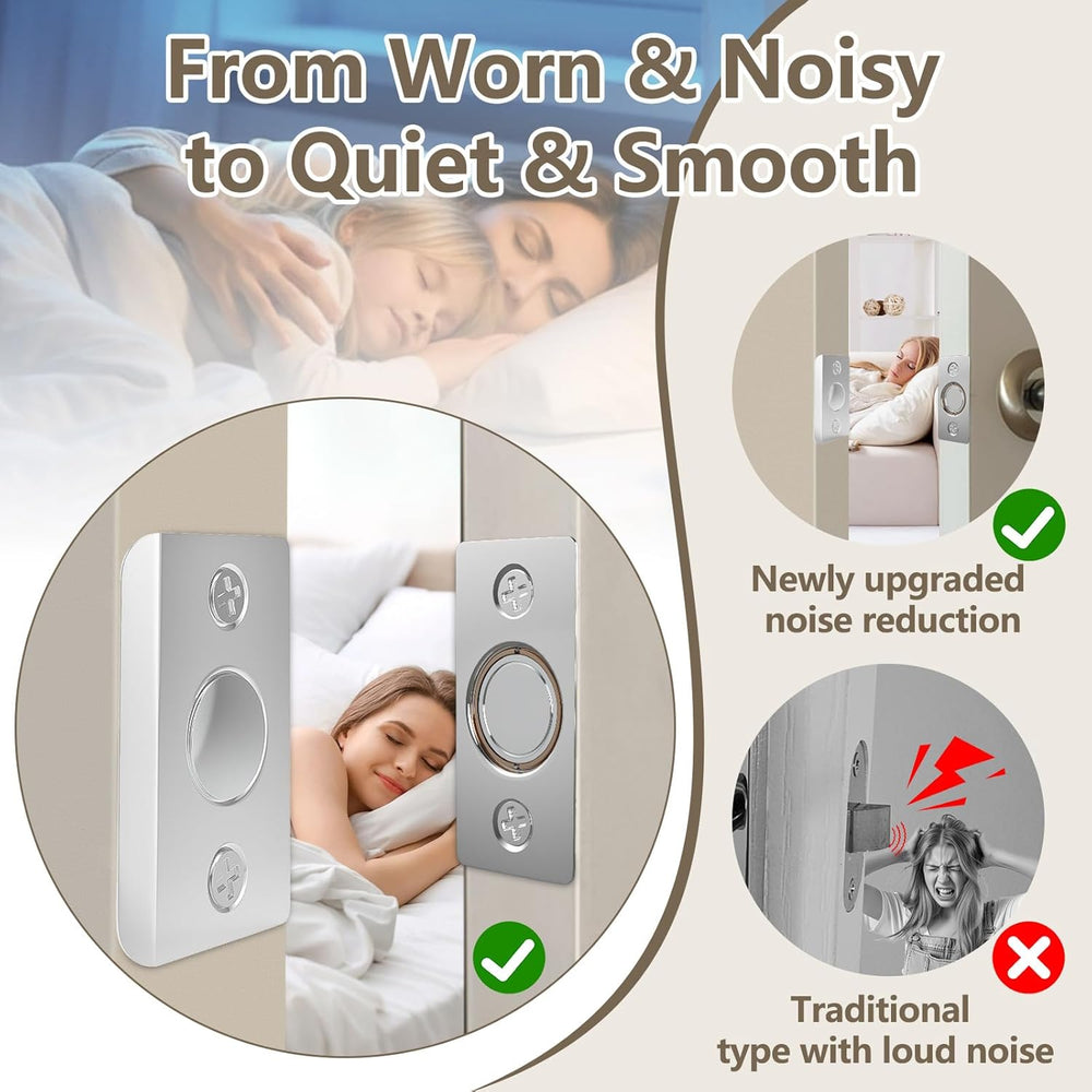 Tonitrui Upgraded Strong Magnetic Door Catch, Replacement for Traditional Doo...