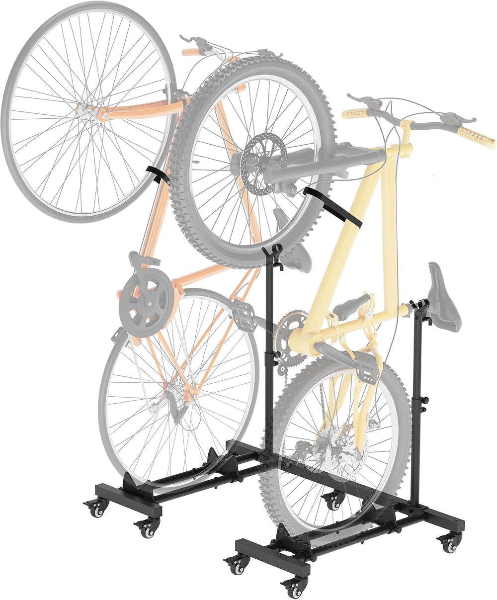 Vertical Bike Stands,Standing Bike Rack (2 Pack)