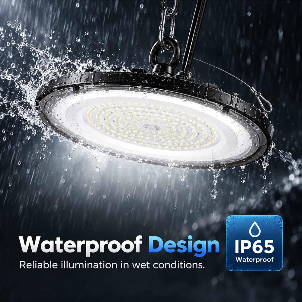 DragonLight 10 Pack UFO LED High Bay Lights 200W 27000LM 5000K, UL Listed