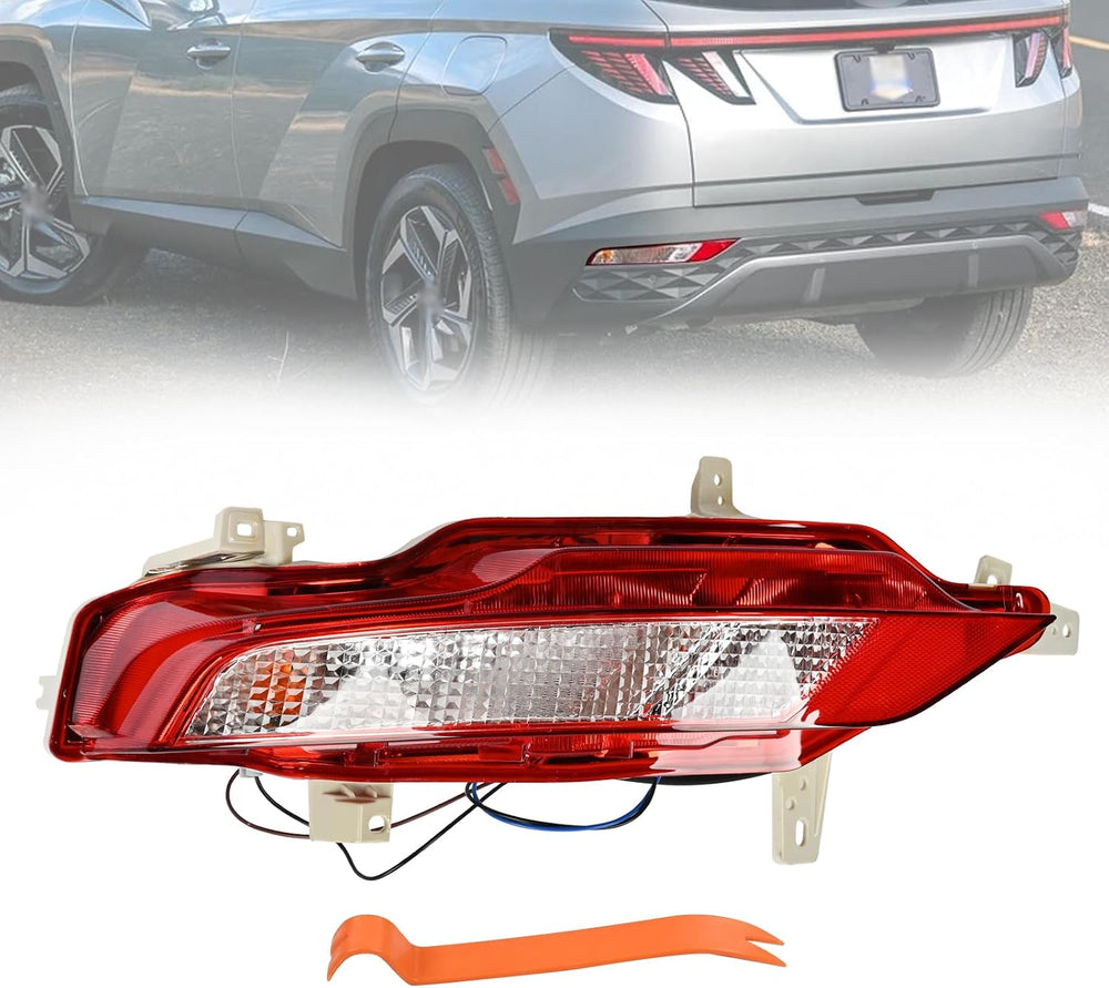 Back Up Tail Light Driver Side Compatible with Hyundai Tucson 2022 2023 2024 ...