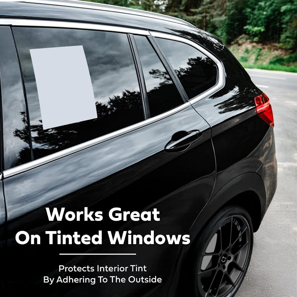 Window Stickers for Car Dealers -Plain Blank White - Exterior, 'Outdoor