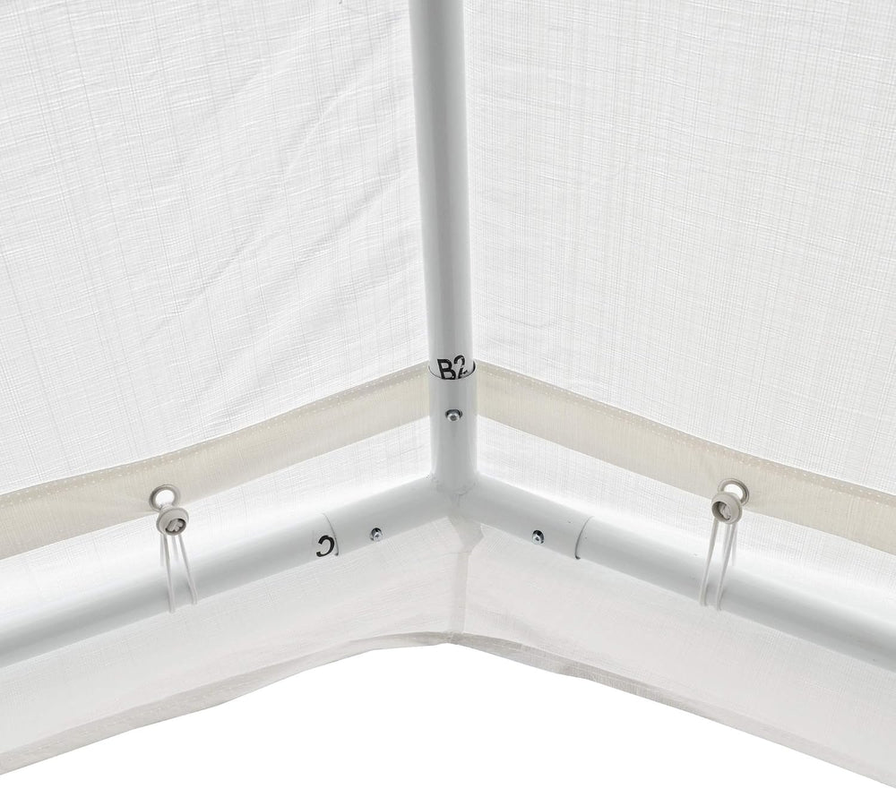 Caravan Canopy Domain Pro 150 10' x 15' Carport Shelter, White