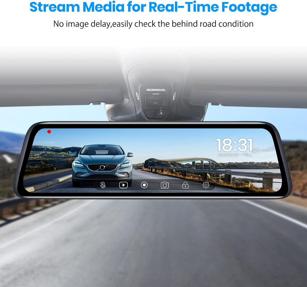 AUTO-VOX OEM Rear View Mirror Camera with 9.35''1080P Monitor