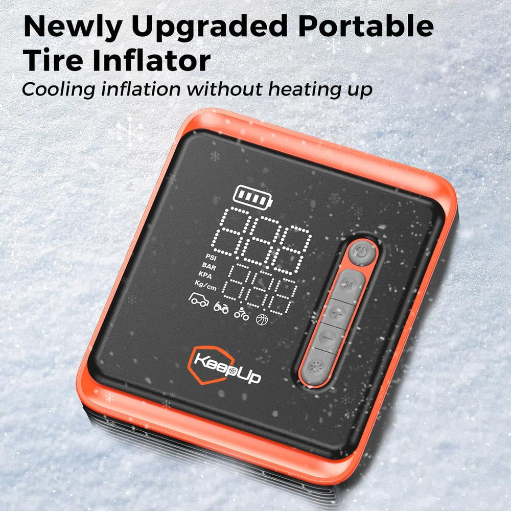 Tire Inflator Portable Air Compressor - 150 PSI Cordless Tire Pump with 10000...