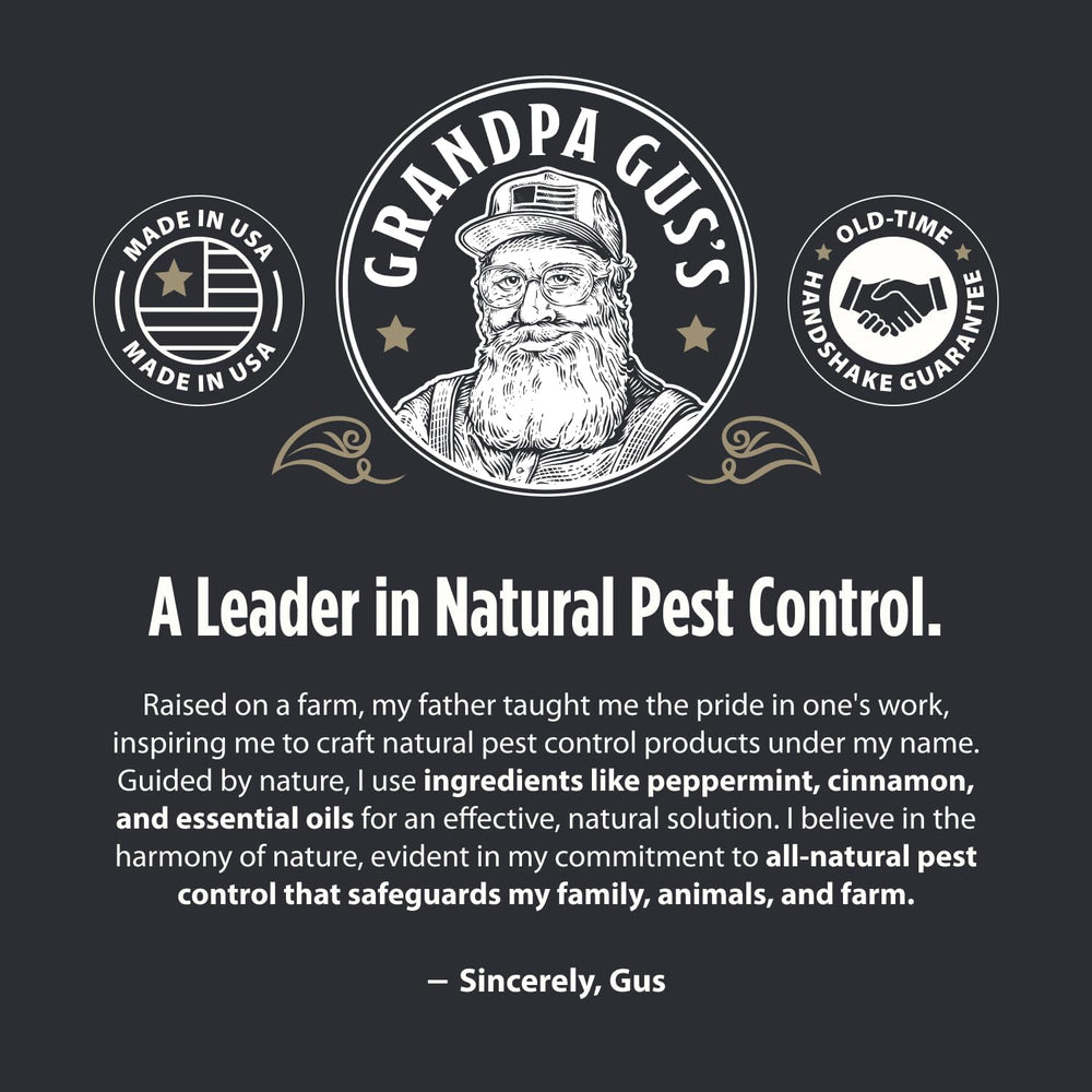 Grandpa Gus's Mouse Repellent Pouches, Peppermint & Cinnamon, Pack of 10