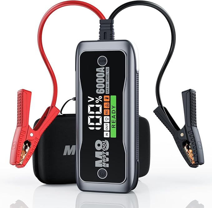 MOSTOOL M8 6000A Flagship Car Jump Starter, 12V Professional Battery Pack