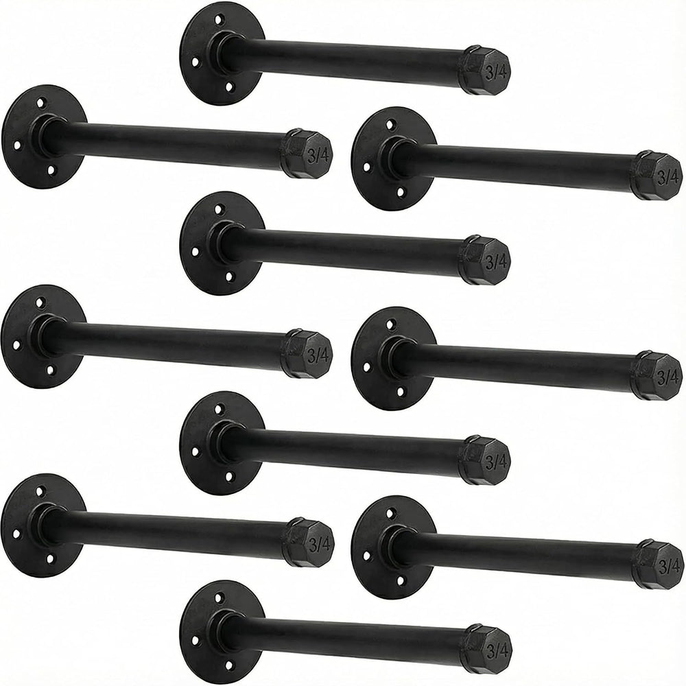 IAE Wall Mounted Closet Rod,Industrial Pipe Clothes Rack,Closet Hanging Bar