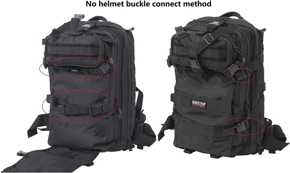 Seibertron Waterproof Large Capacity Molle Motorcycle Helmet Holder/Cycling H...