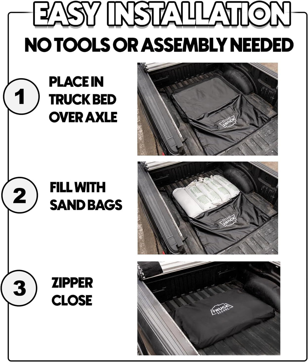 Truck Secure Truck Bed Weight Organizer - Traction System, Holds 350+ lbs