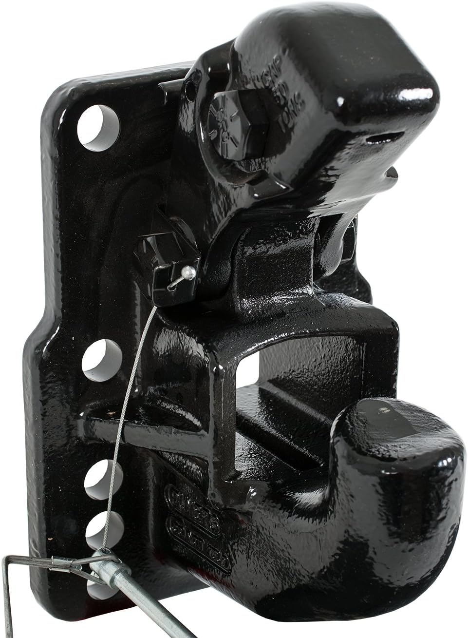 Buyers Products PH55 50 Ton Air Compensated Pintle Hook, 10 Hole Mount, Heavy...