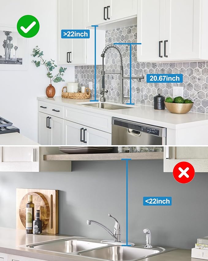 Fapully Commercial Single Handle Pull Down Sprayer Brushed Nickel Kitchen Faucet